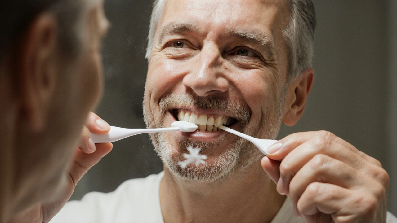 Dentální hygiena pro pacienty s pevnými zubními náhradami: jak správně čistit mosty, korunky a implantáty