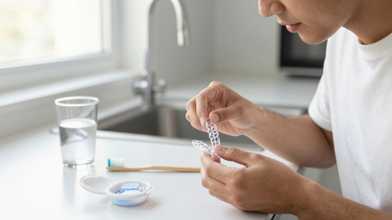 Jak jíst s neviditelnými rovnátky: praktický průvodce pro nositele rovnátek