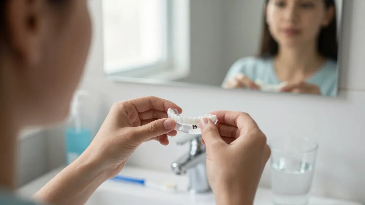 Nasazovací zuby: Krok za krokem - jak je správně nasadit a udržet