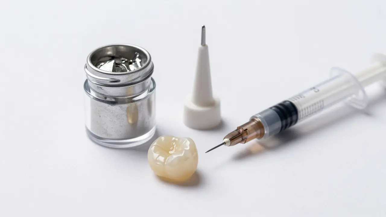 Srovnání materiálů pro vyplňování zubů: keramika, amalgam